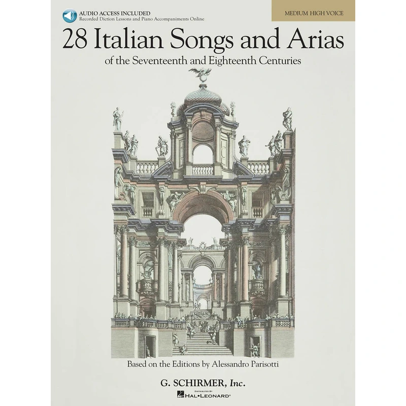 28 Italian Songs & Arias of The 17th & 18th Centuries  Medium High Voice