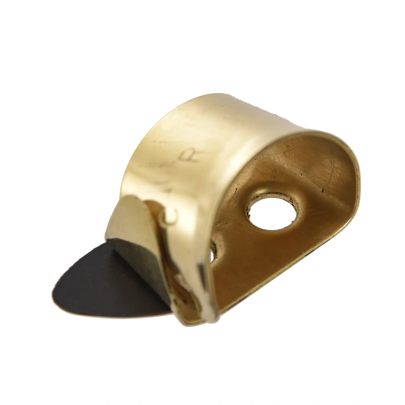 Acri Brass Thumbpick with Delrin Blade - One Adjustable Size