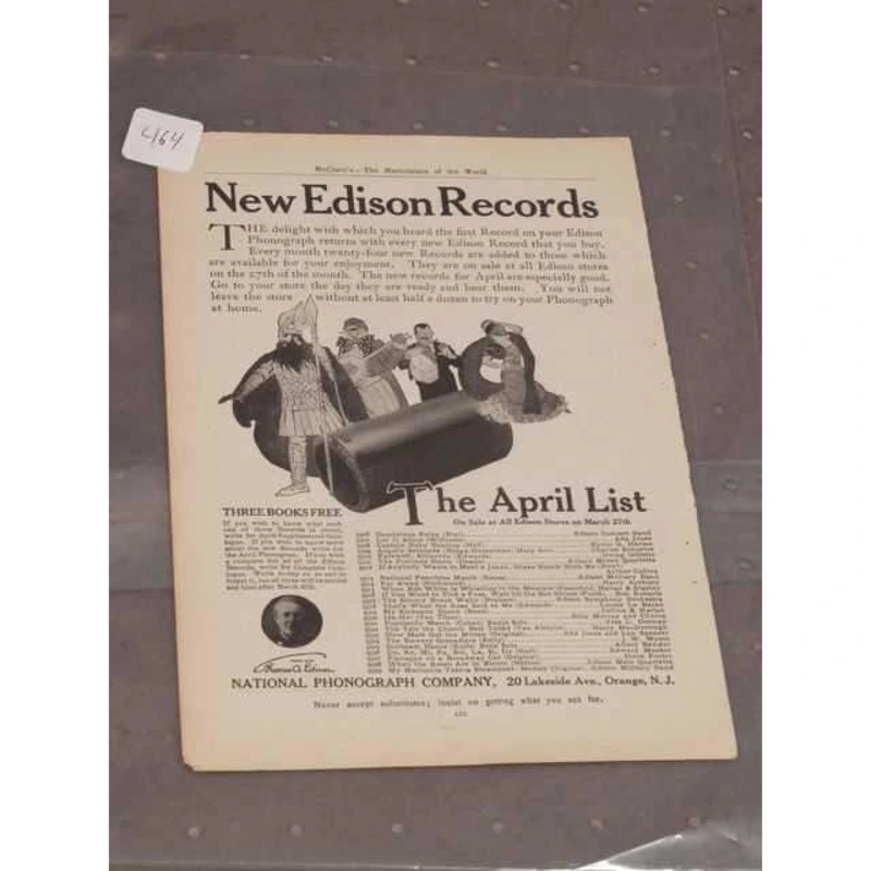 Advertisement: New Edison Records