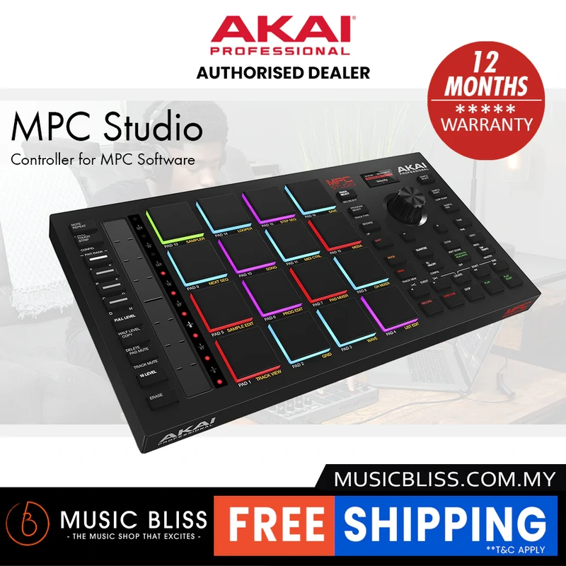 Akai Professional MPC Studio Music Production Controller and MPC Software