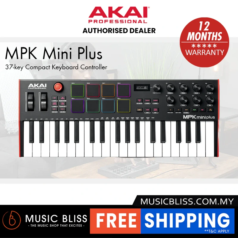 Akai Professional MPK Mini Plus 37-key MIDI Controller Keyboard