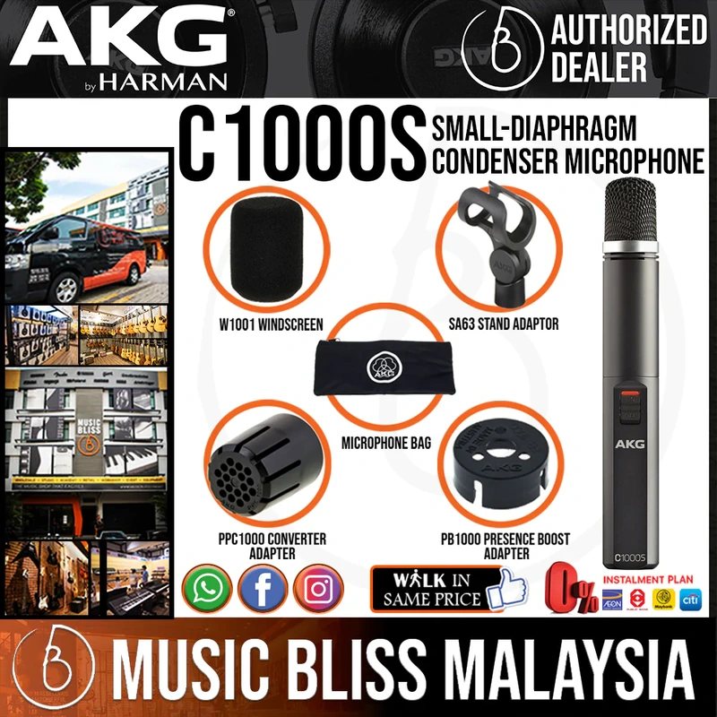 AKG C1000 S MK4 Small-diaphragm Condenser Microphone