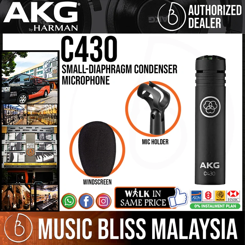 AKG C430 Small-diaphragm Condenser Microphone