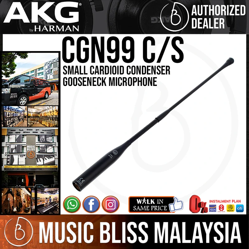 AKG CGN99C/Small Cardioid Condenser Gooseneck Microphone