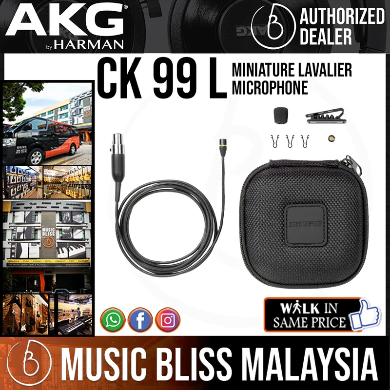 AKG CK 99 L Miniature Lavalier Microphone
