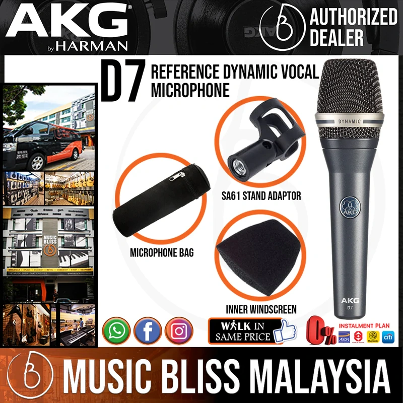 AKG D 7 Reference Dynamic Vocal Microphone