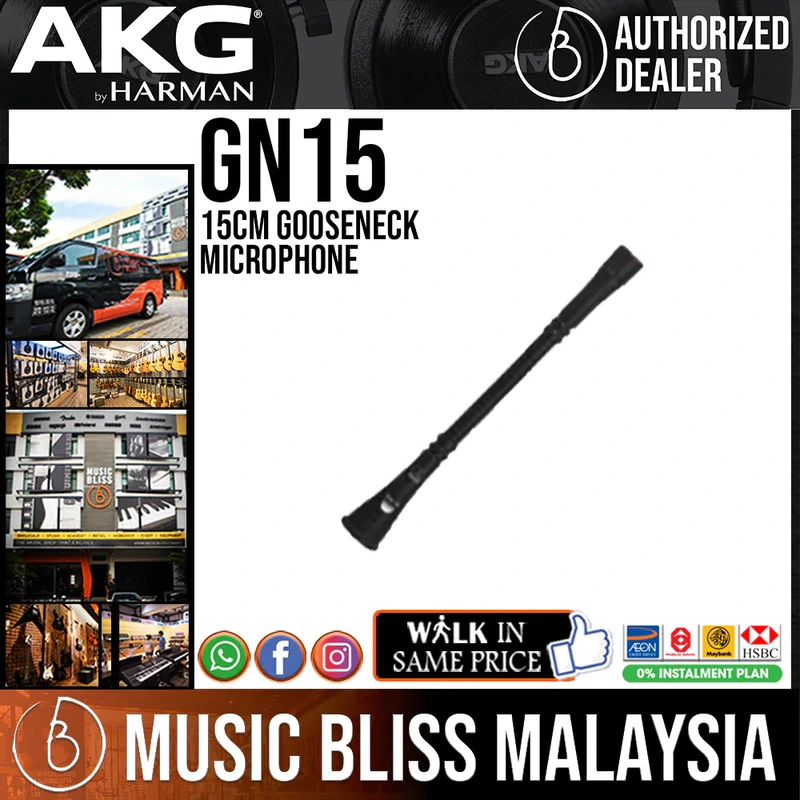 AKG GN15 Gooseneck Microphone, 15cm