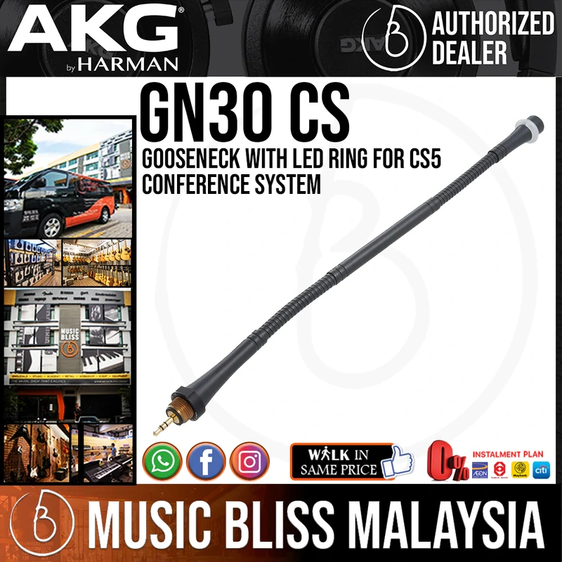 AKG GN30 CS Gooseneck with LED Ring for CS5 Conference System