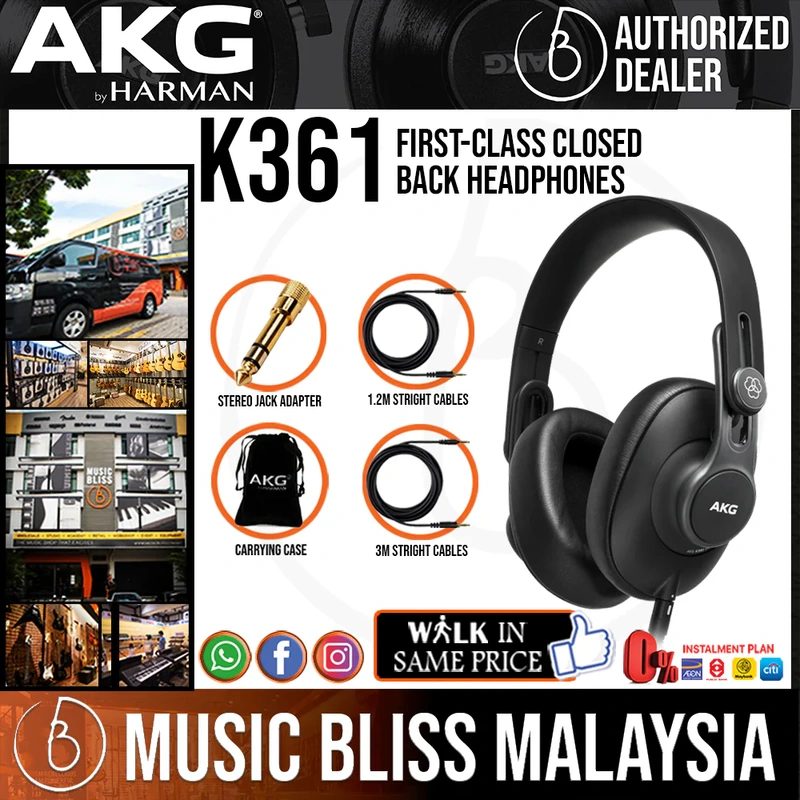 AKG K361 First-Class Closed Back Headphones