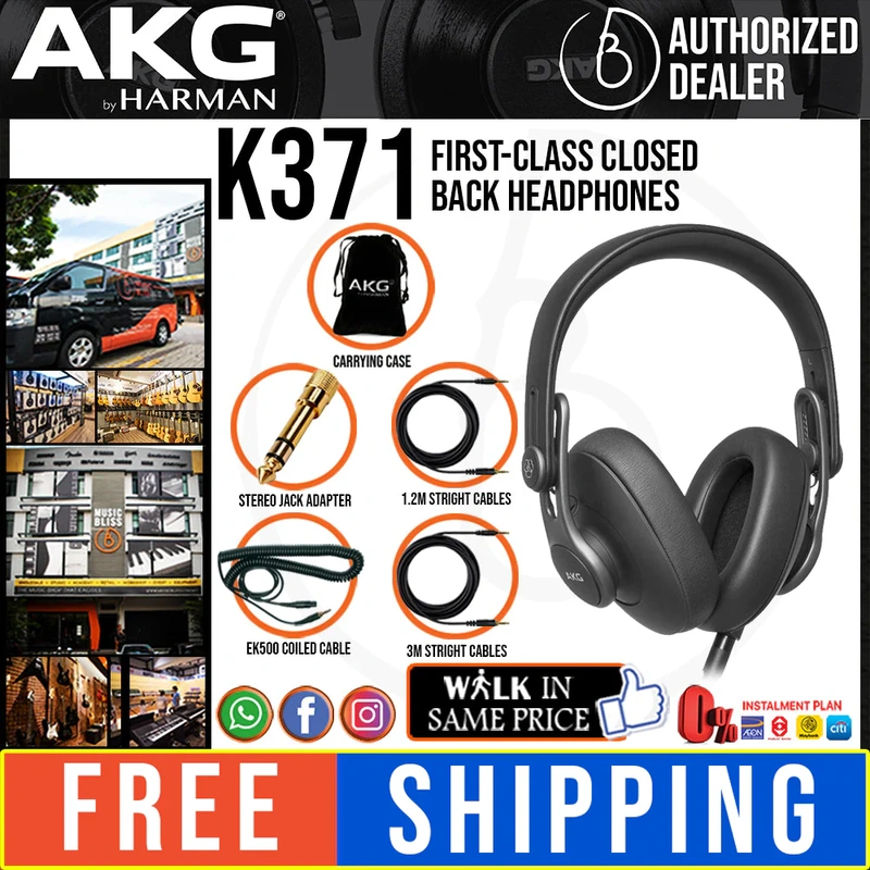 AKG K371 First-Class Closed Back Headphones