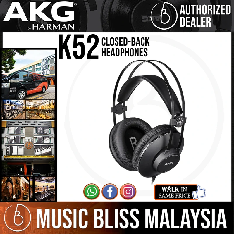 AKG K52 Closed-back Headphones