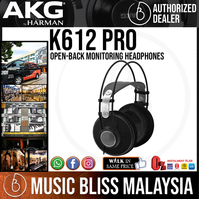 AKG K612 Pro Open-back Monitoring Headphones