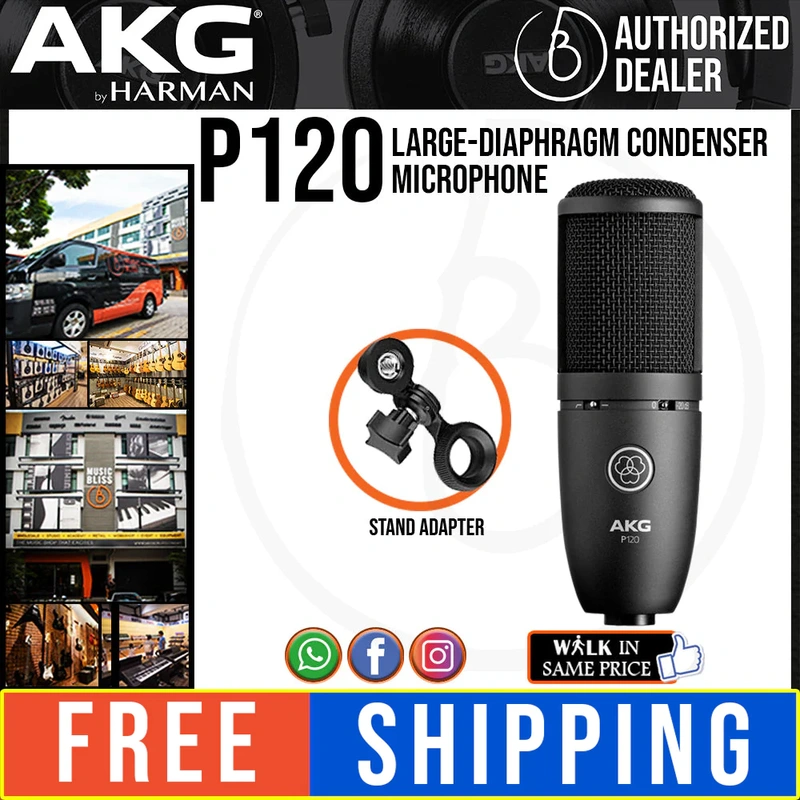 AKG P120 Large-Diaphragm Condenser Microphone