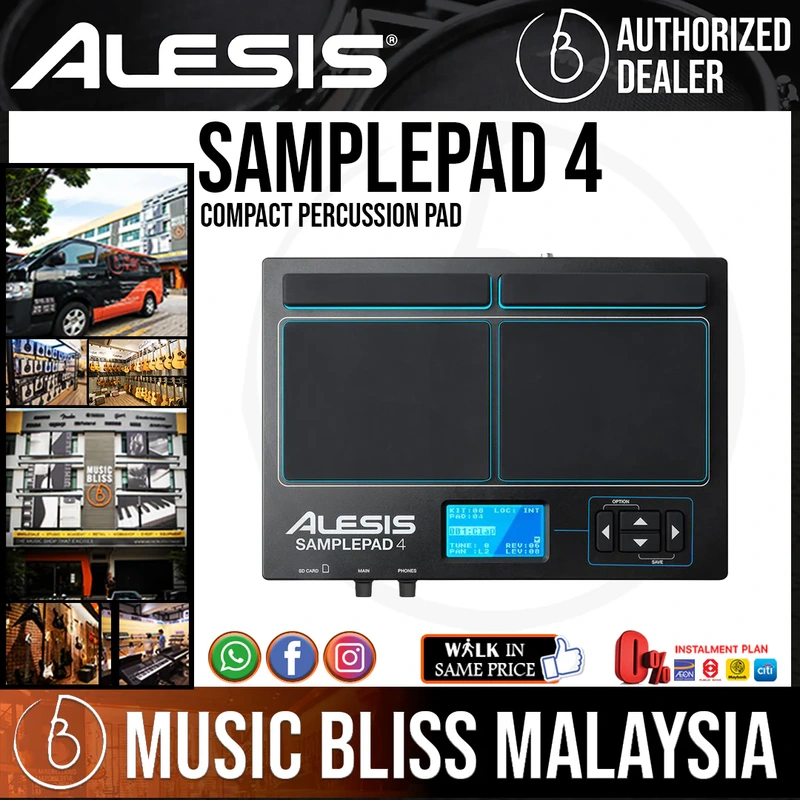 Alesis SamplePad 4 Compact Percussion Pad