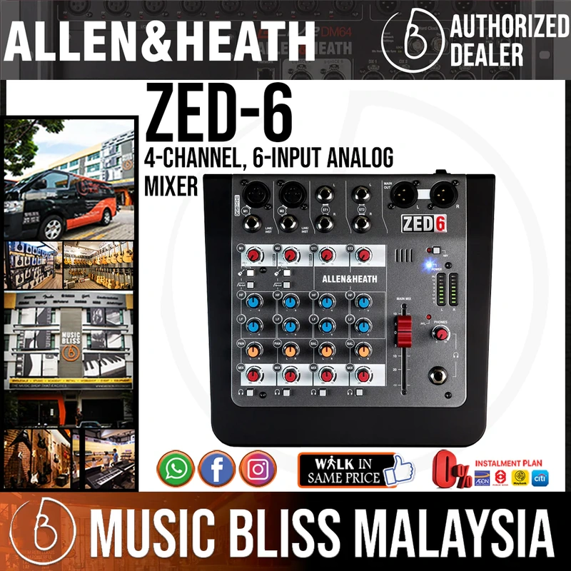 Allen & Heath ZED-6 Mixer