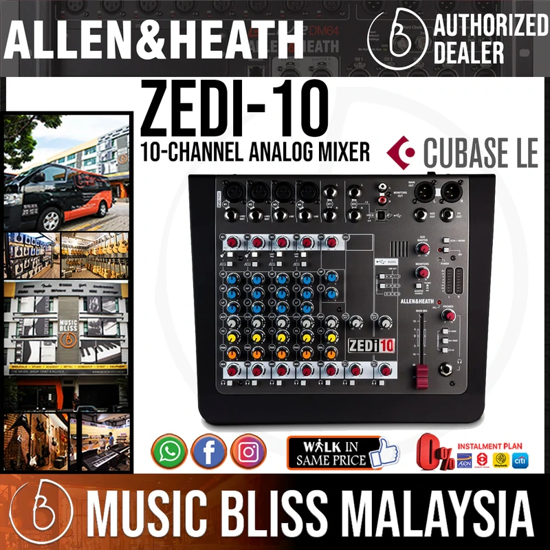 Allen & Heath ZEDi-10 Mixer and USB Audio Interface