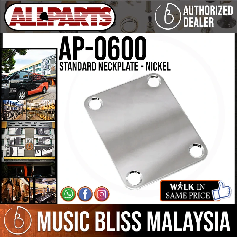 ALLPARTS AP-0600-001 Nickel Neckplate