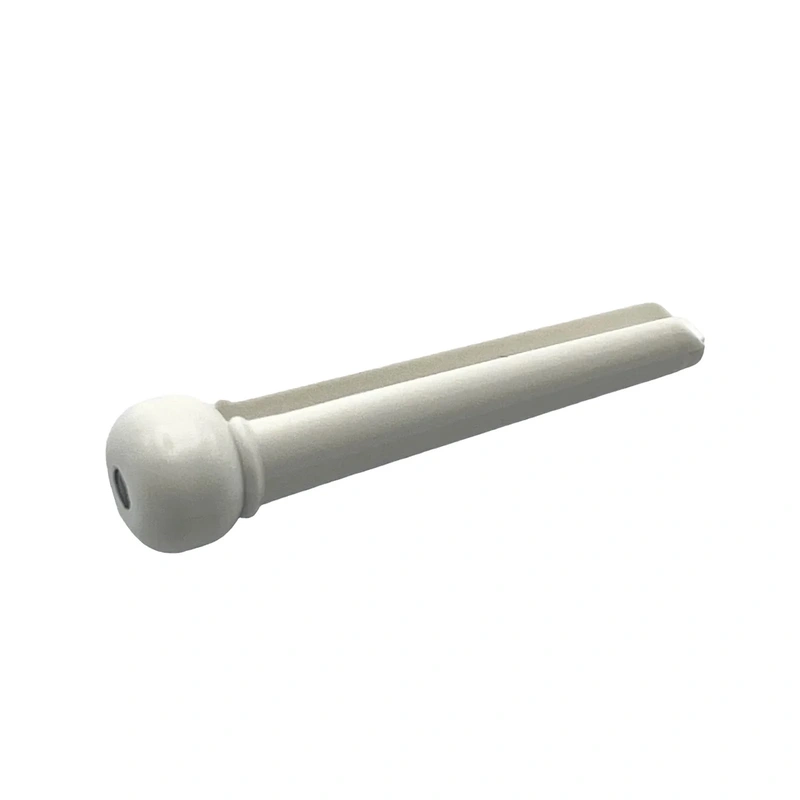 ALLPARTS BP-0679-025 Plastic Dotted Bridge Pins - White (Pack of 6)