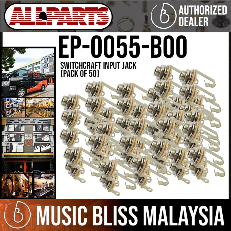 ALLPARTS EP-0055-B00 Switchcraft Input Jack (Pack of 50)