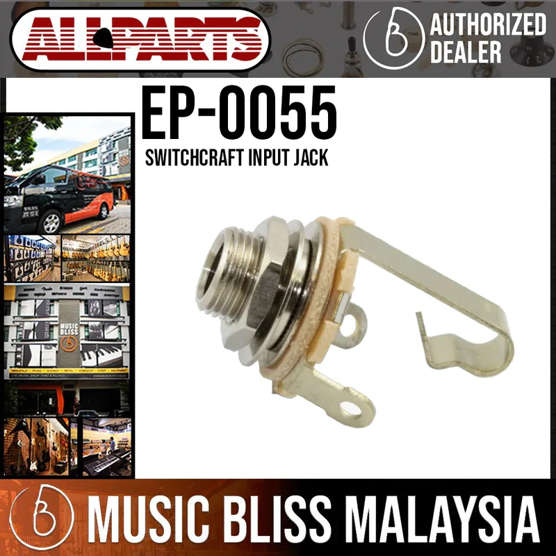 ALLPARTS EP-0055-B00 Switchcraft Input Jack - Single Unit (EP0055B00)