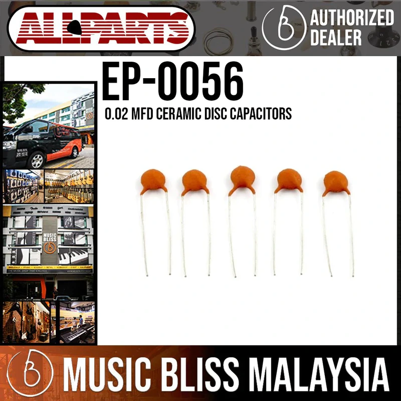 ALLPARTS EP-0056-000 .02mfd Ceramic Disc Capacitor (Pack of 5)