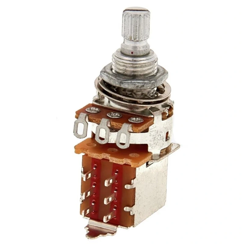 ALLPARTS EP-0286-B00-1 500K DPDT Push-Pull Audio Pot - Single Unit
