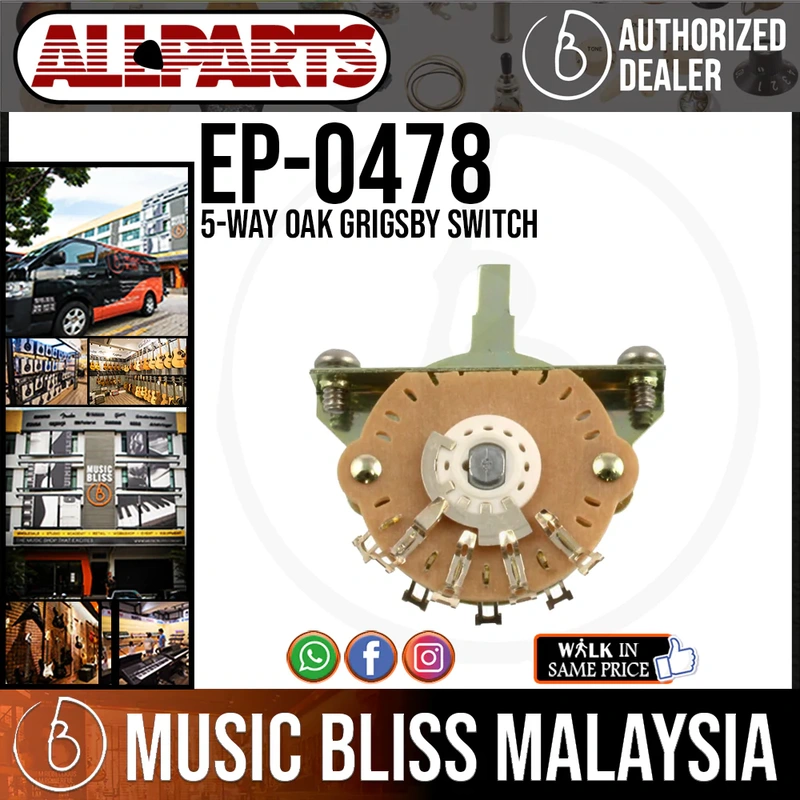 ALLPARTS EP-0478-000 5-Way Oak Grigsby Switch