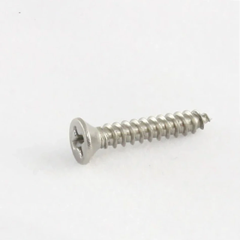 ALLPARTS GS-3397-005 Short Humbucking Ring Screws - Stainless Steel (Pack of 8)