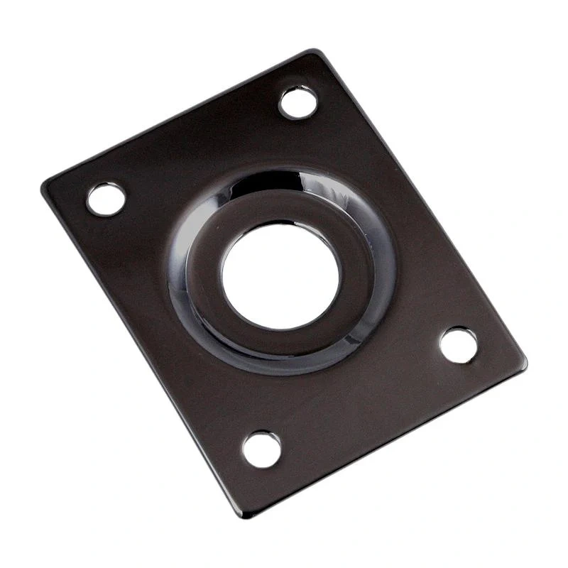Allparts Rectangular Jackplate - Black