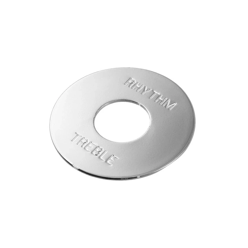 Allparts Rhythm & Treble Switch Ring - Chrome Metal