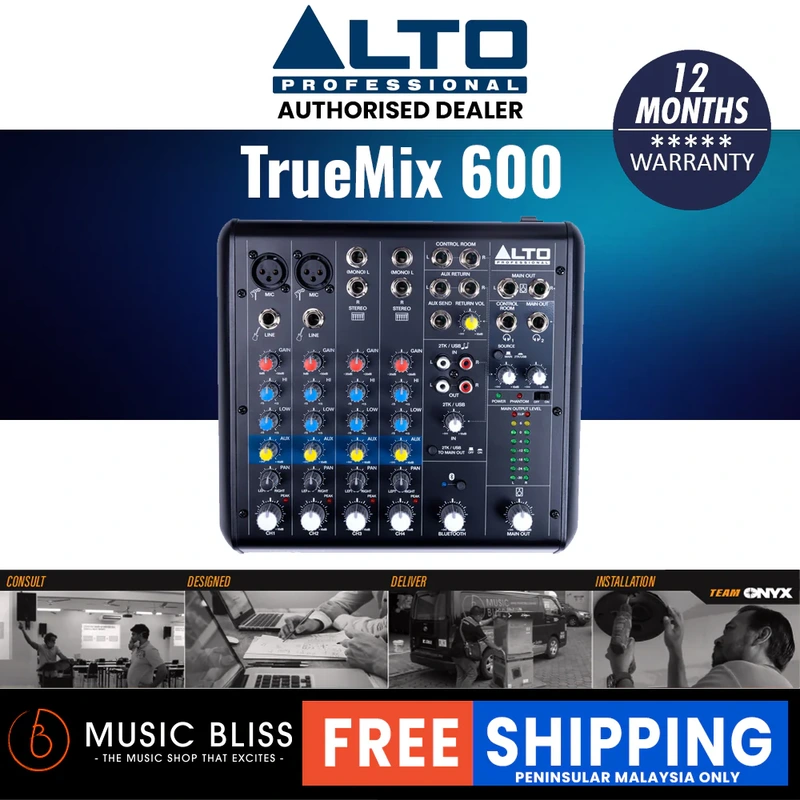 Alto Professional TrueMix 600 6-channel Analog Mixer