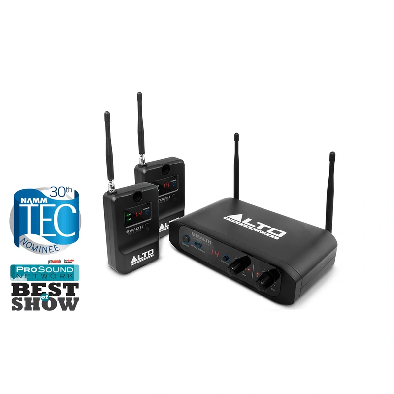 Alto Stealth Wireless System 2 Receivers & 1 Transmitter