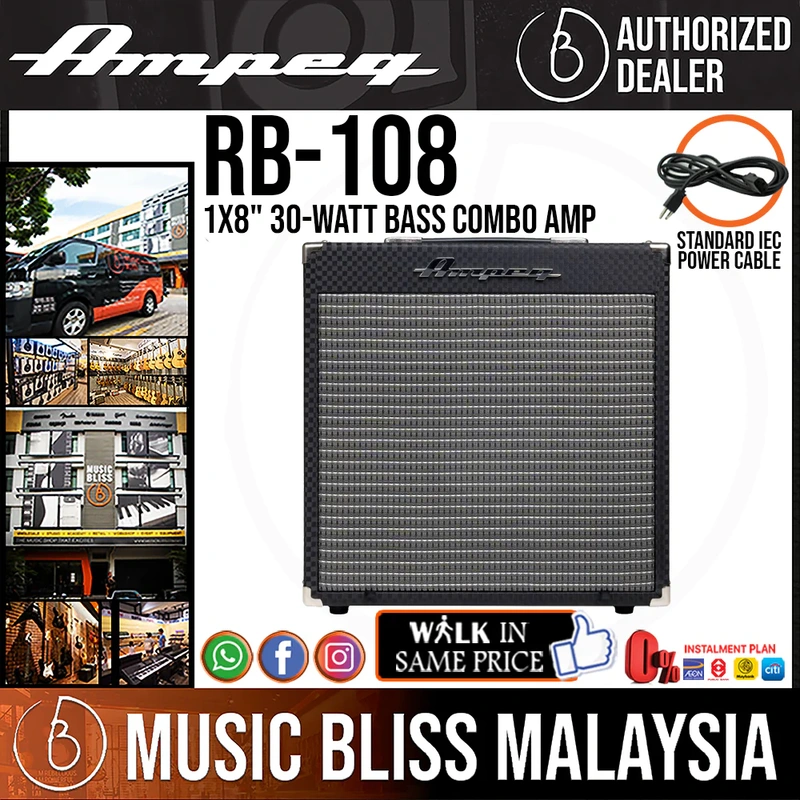 Ampeg Rocket Bass RB-108 1x8" 30-watt Bass Combo Amp