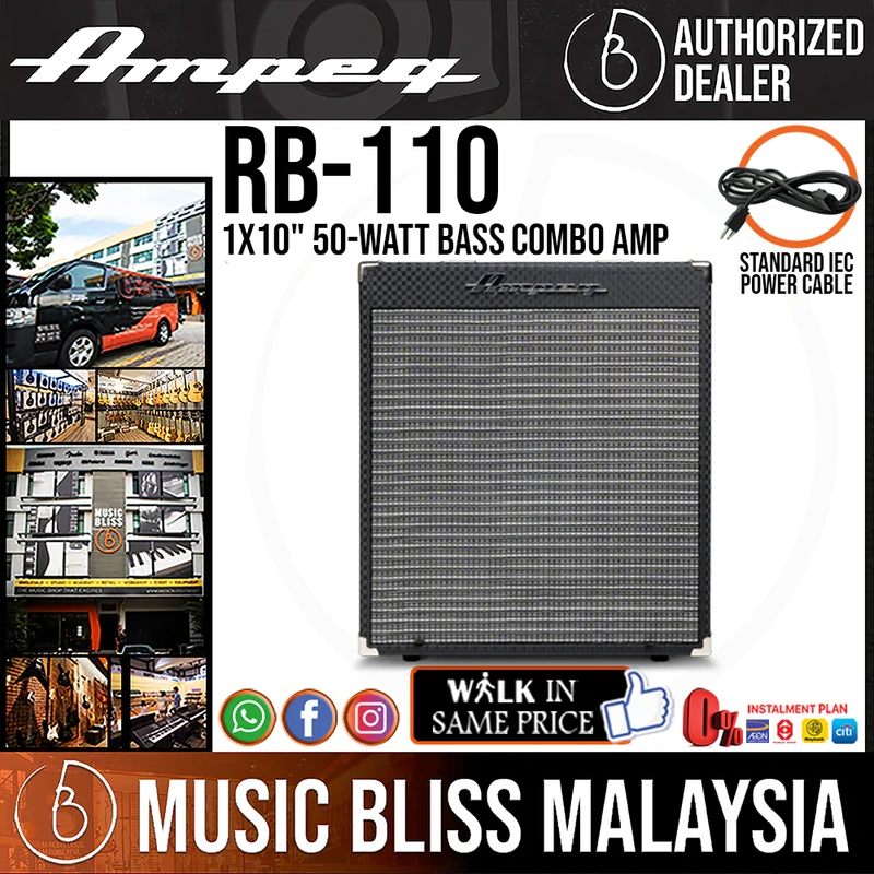 Ampeg Rocket Bass RB-110 1x10" 50-watt Bass Combo Amp