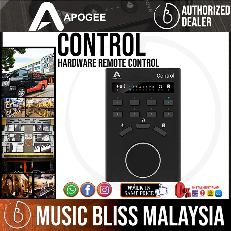 Apogee Control Hardware Remote for Element, Ensemble, and Symphony