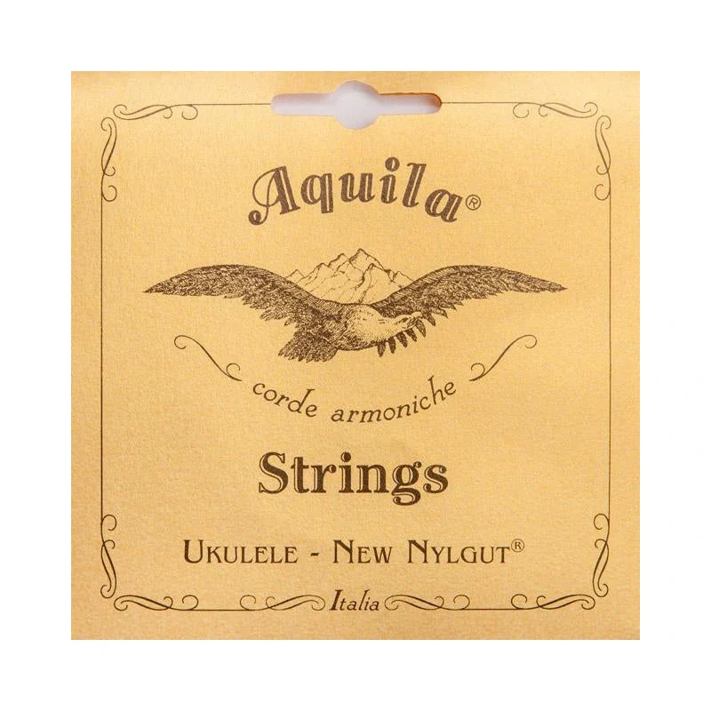 AQUILA 28U BANJO UKULELE STRING SET, NEW NYLGUT WITH RED SERIES 3RD