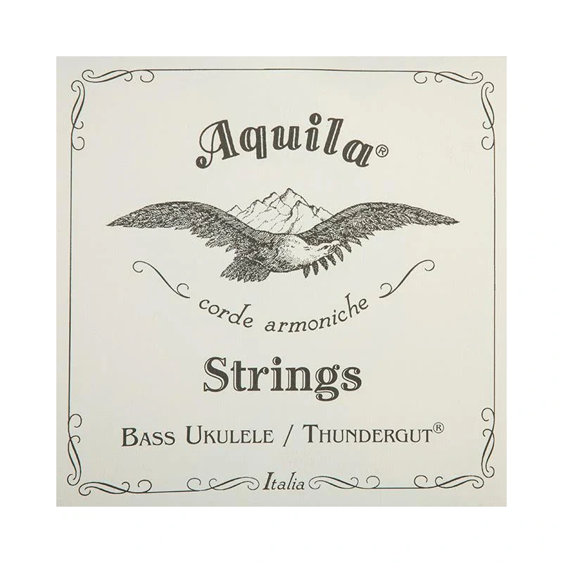 AQUILA 68U 4-STRING BASS UKULELE STRING SET, THUNDERGUT