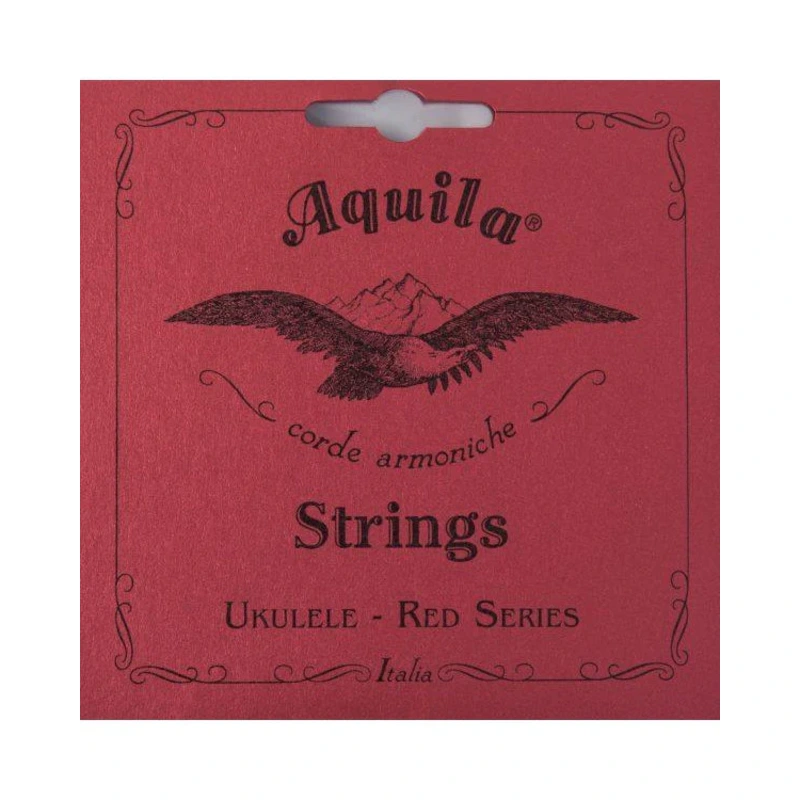 Aquila 84U Soprano Ukulele Set, Red Series (Red Wound 4th)
