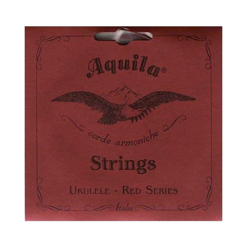 AQUILA 88U TENOR UKULELE STRING SET, RED SERIES (LOW G)