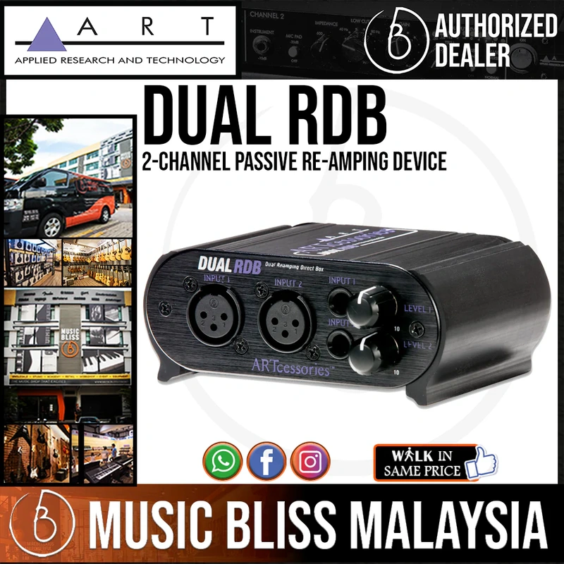 ART Dual RDB 2-channel Passive Re-Amping Device