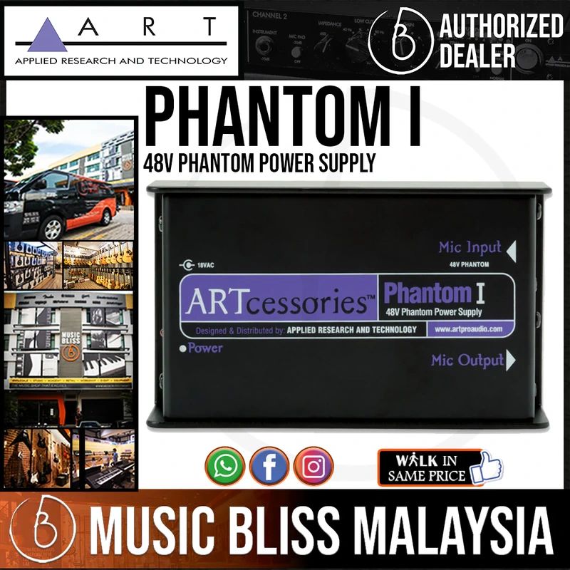 ART Phantom I 48v Phantom Power Supply