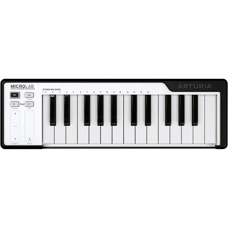 Arturia MicroLab Smart Keyboard Controller Black 25 Key