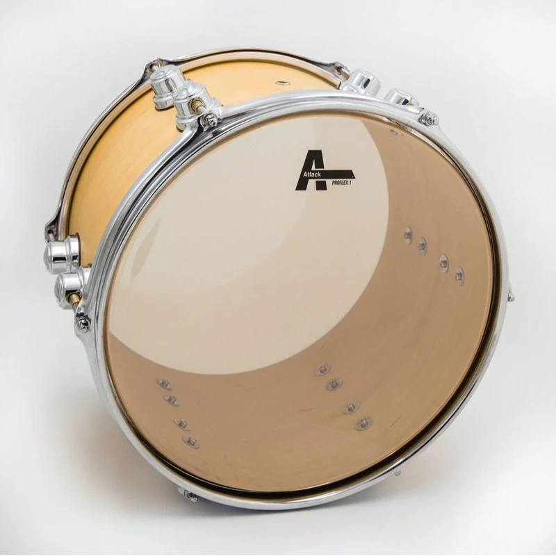 Attack Pro Flex 1 Series 1 Ply No Overtone Bass Drum Clear Drum Head - 18"