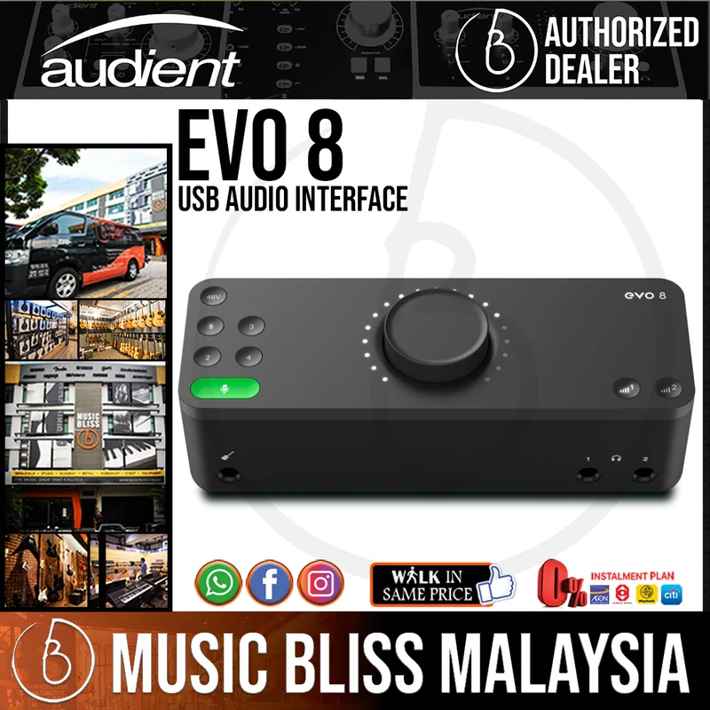 Audient EVO 8 USB 2.0 Audio Interface