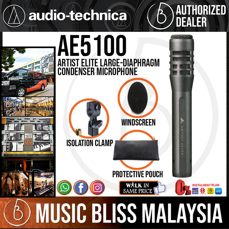 Audio Technica Artist Elite AE5100 Large-diaphragm Condenser Microphone