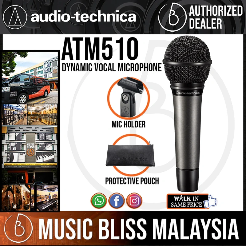 Audio Technica Artist Series ATM510 Dynamic Vocal Microphone