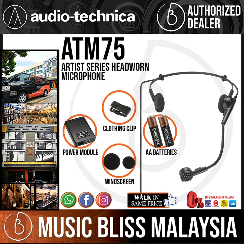 Audio Technica Artist Series ATM75 Headworn Microphone