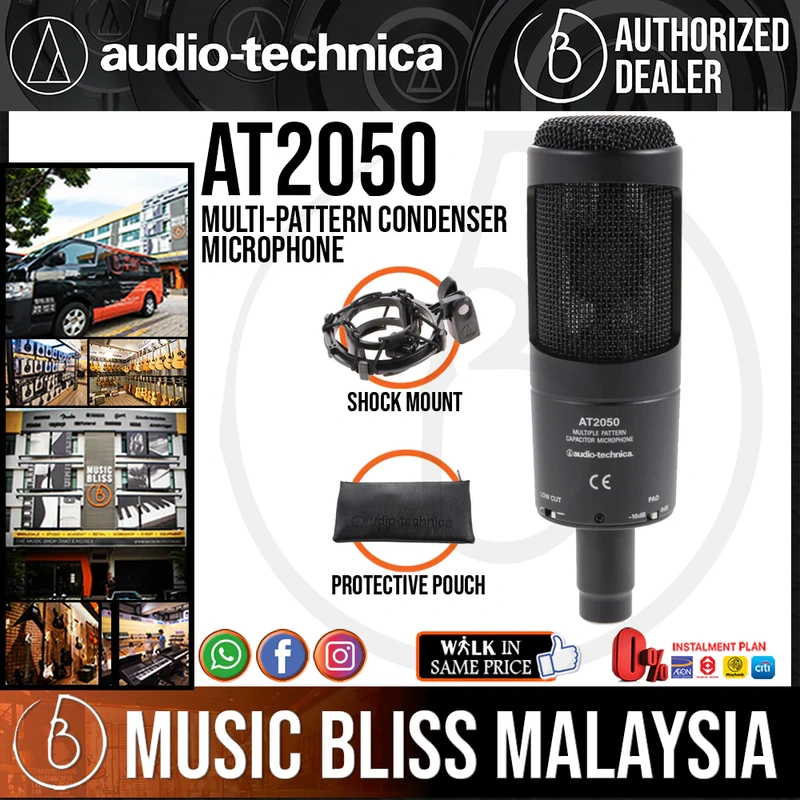 Audio Technica AT2050 Multi-Pattern Condenser Microphone