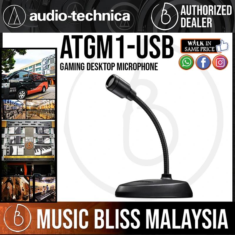 Audio Technica ATGM1-USB USB Gaming Desktop Microphone
