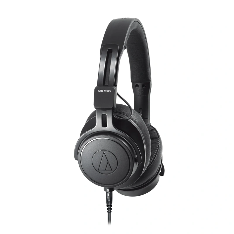 Audio Technica ATH-M60X Closed Back On Ear Studio Monitoring Headphones